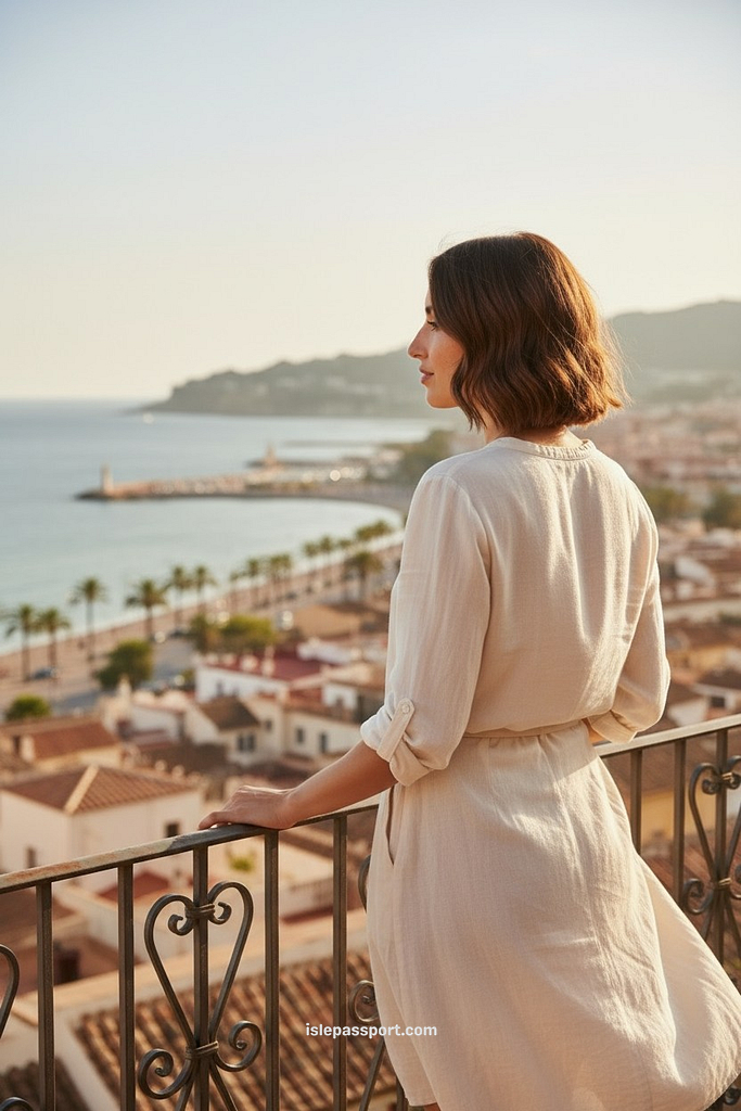 Sunset view over one of the best coastal cities in Spain, highlighting the beauty of Spain’s seaside towns