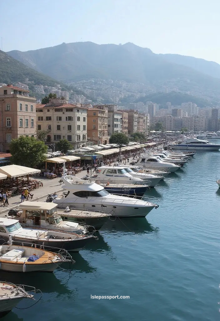 Piraeus marina in Athens, the main departure port for ferry routes during Greek island hopping itineraries.