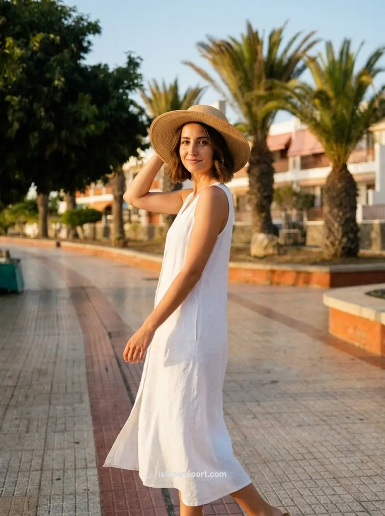 Promenade along Playa de las Vistas in Los Cristianos, where to stay in Tenerife without a car